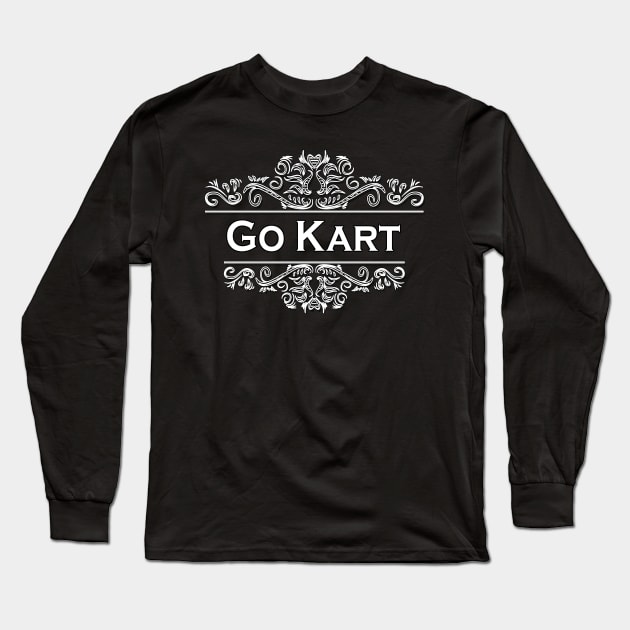 Sports Go Kart Long Sleeve T-Shirt by Shop Ovov